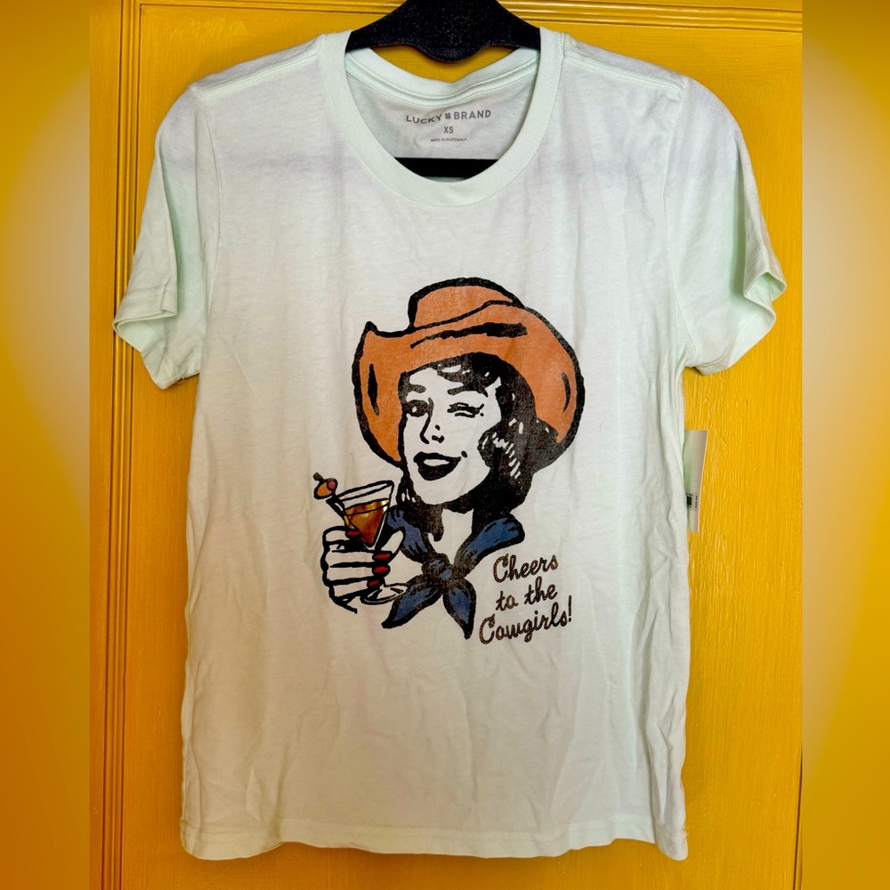Lucky Brand “Let’s hear it for the Cowgirls” Tee
